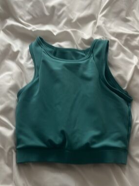 POP Fit Teal Workout Crop Top